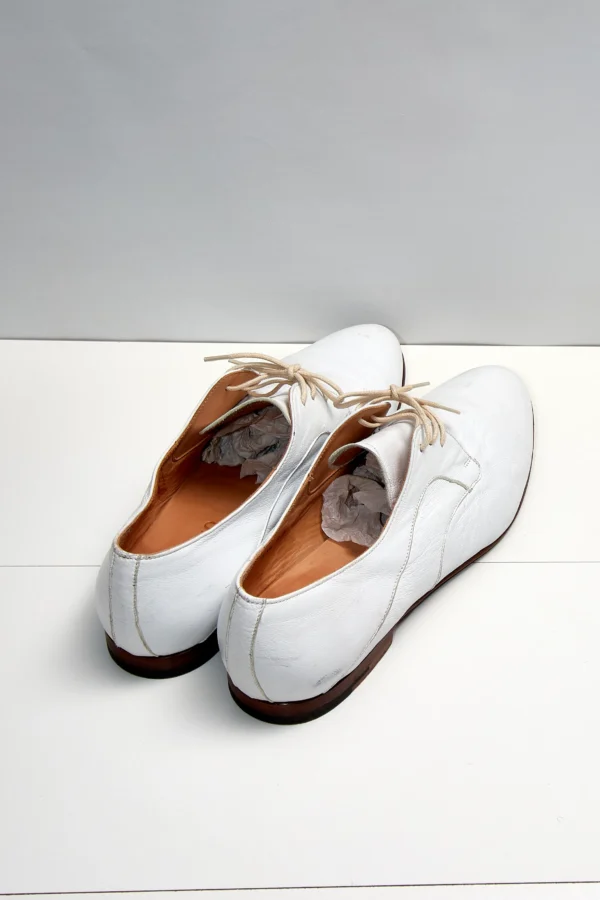 Scarosso Unisex White Brogues - Image 4
