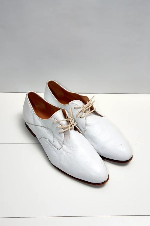 Scarosso Unisex White Brogues - Image 6