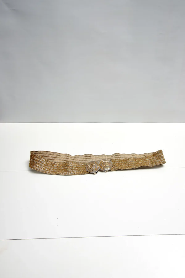 Vintage Lurex Elasticated Belt - Image 2