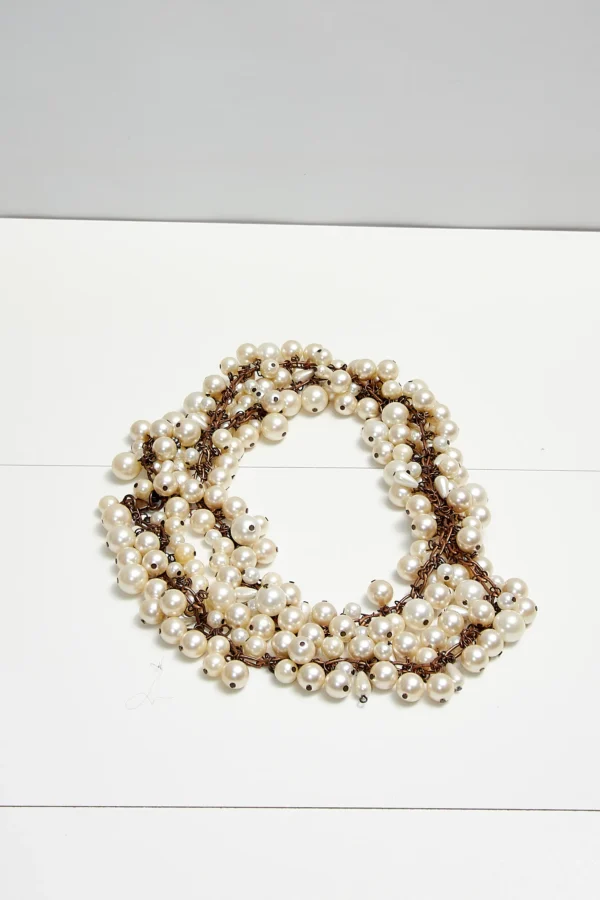Vintage Faux-Pearl Necklace - Image 2