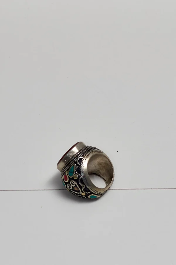 Vintage Sterling Silver Signet Ring - Image 3