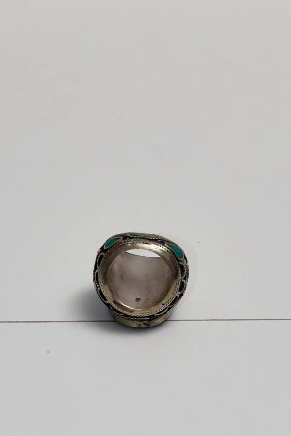 Vintage Sterling Silver Signet Ring - Image 4