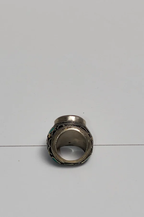 Vintage Sterling Silver Signet Ring - Image 5