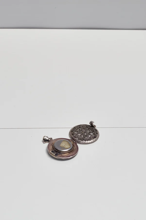 Sterling Silver Vintage Pendant Watch - Image 4