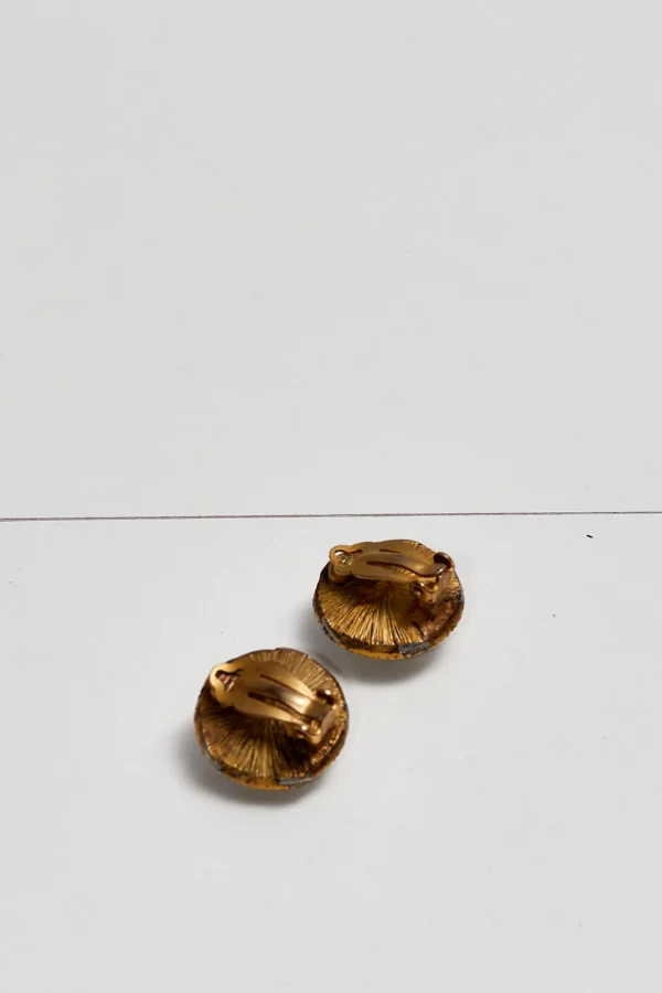 Vintage Pearl Clip-On Earrings - Image 2