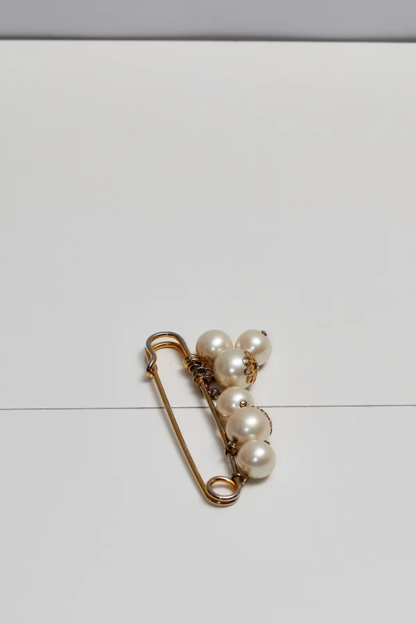 Faux Pearl Brooch - Image 2