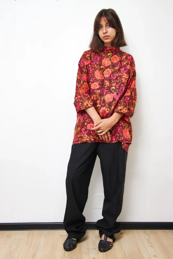 Silk Floral Shirt - Image 2