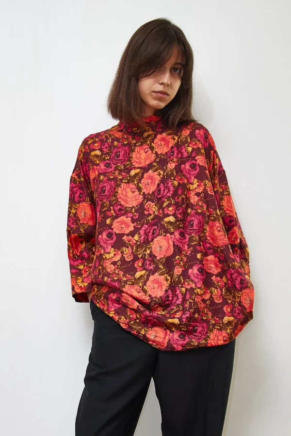 Silk Floral Shirt - Image 3