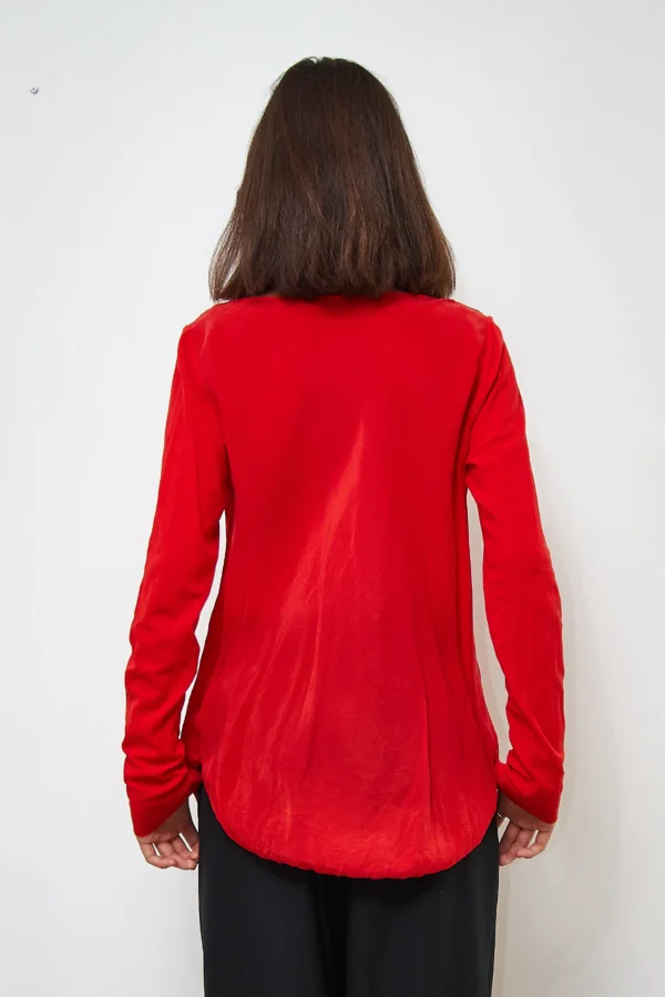 COS Red Blouse - Image 4