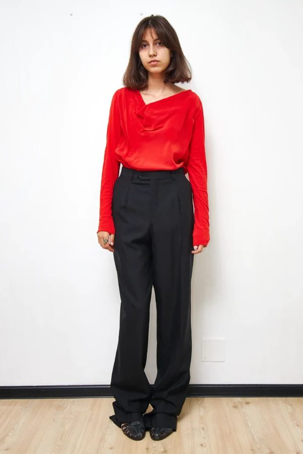 COS Red Blouse - Image 5