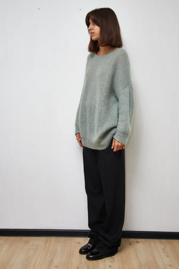 COS Mohair Blend Sweater Mint - Image 2