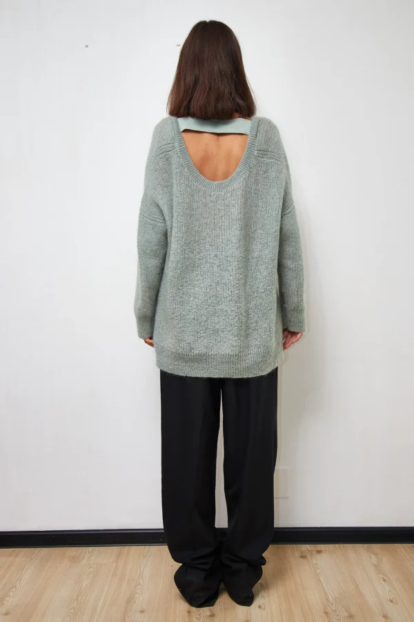 COS Mohair Blend Sweater Mint - Image 3