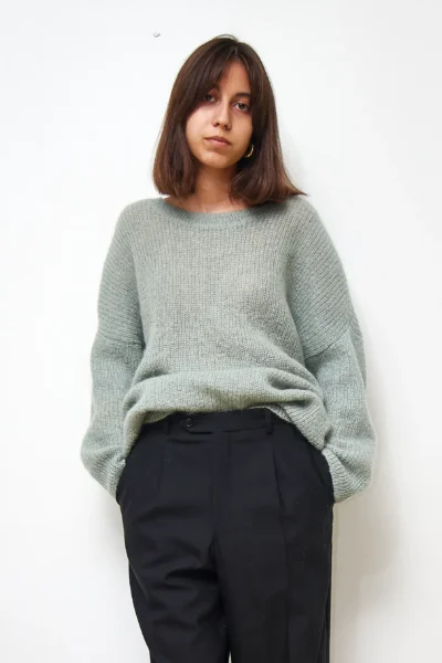 COS Mohair Blend Sweater Mint