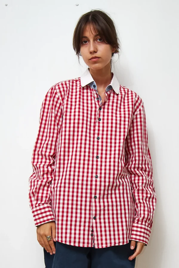 Pierre Cardin Plaid Shirt - Image 2