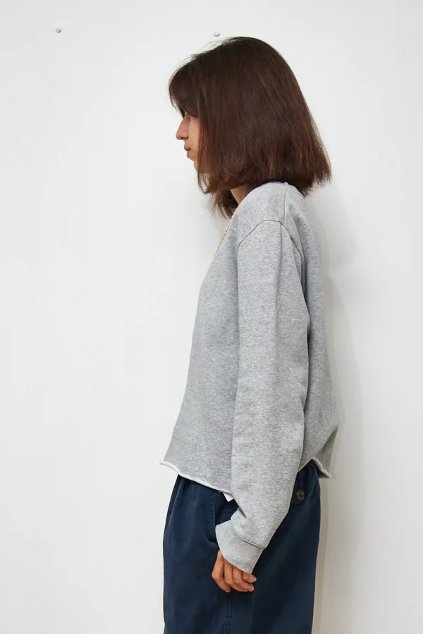 COS Cotton Blouse in Grey - Image 3