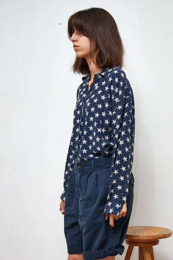 Silk Vintage Shirt Stars - Image 4