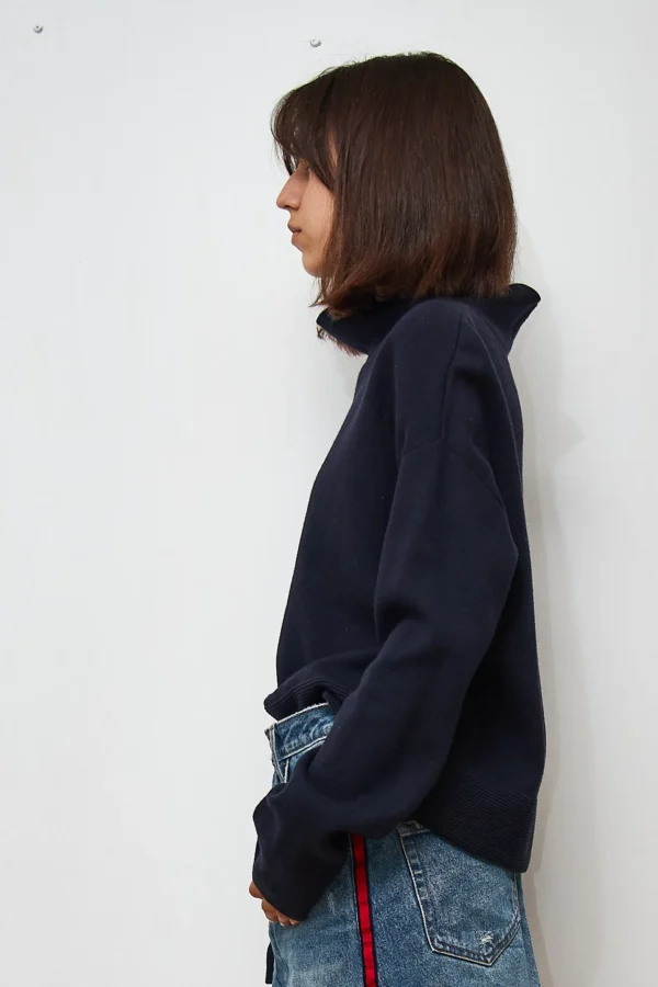 Woolblend Navy &Other Stories Sweater - Image 2