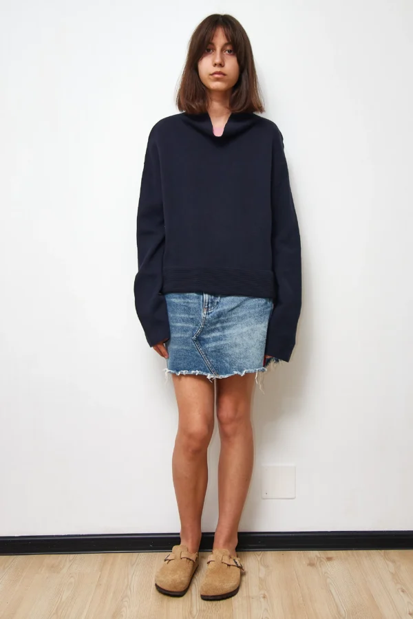 Woolblend Navy &Other Stories Sweater - Image 5