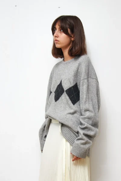 Lambswool Vintage Grey Sweater