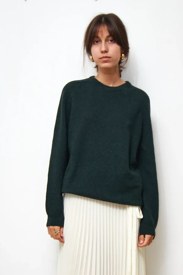 COS Wool Sweater Forest Green - Image 2