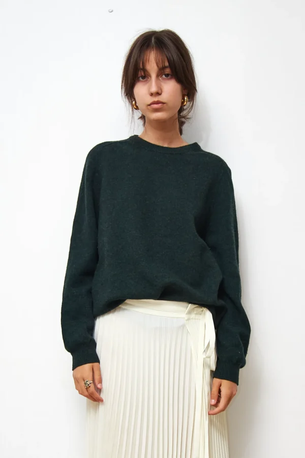 COS Wool Sweater Forest Green - Image 5