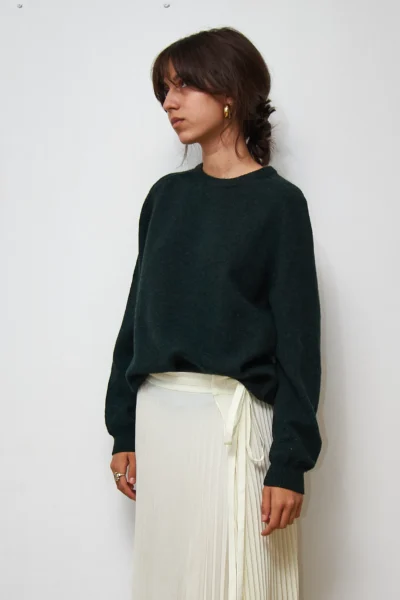 COS Wool Sweater Forest Green