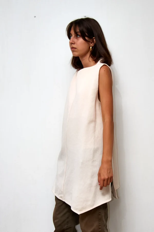 COS Asymetric Top Light Pink - Image 4