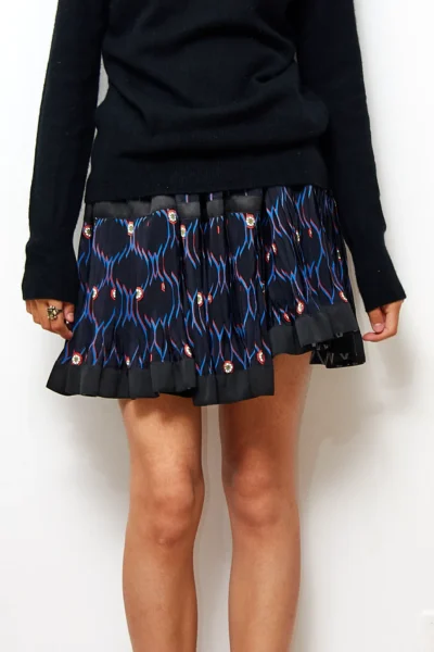 Kenzo for H&M Silk Frill Skirt