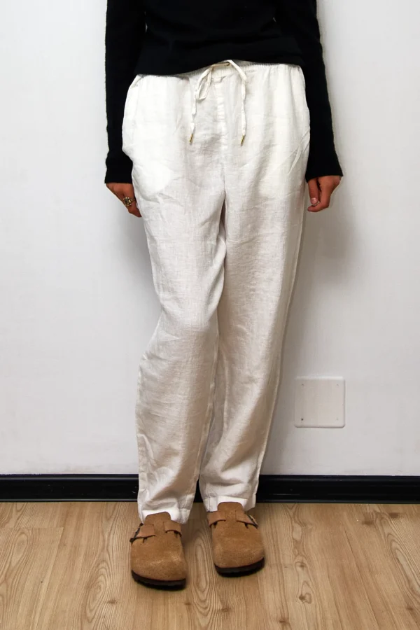 White Linen Pants - Image 4
