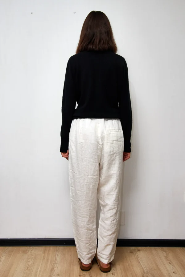 White Linen Pants - Image 2