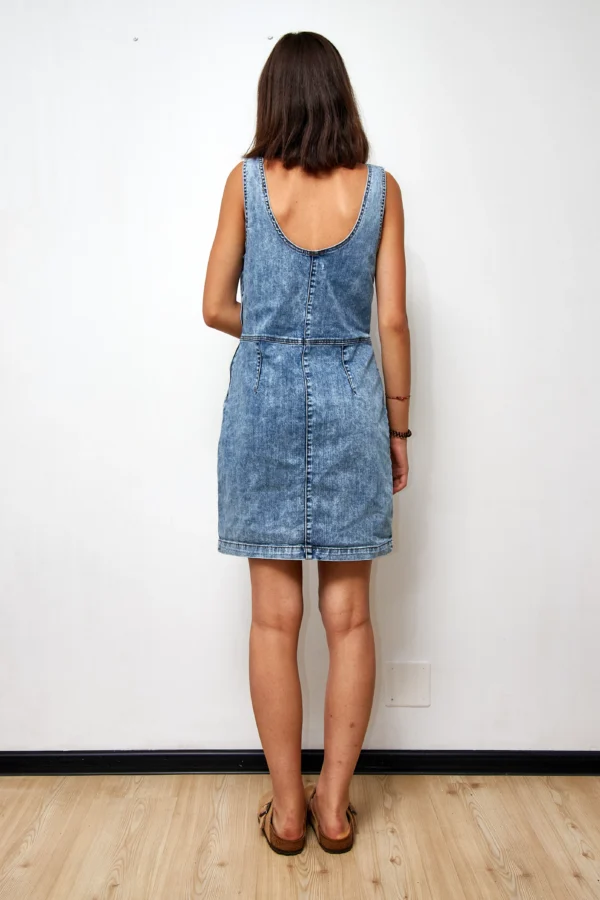 Vintage Denim Dress - Image 4