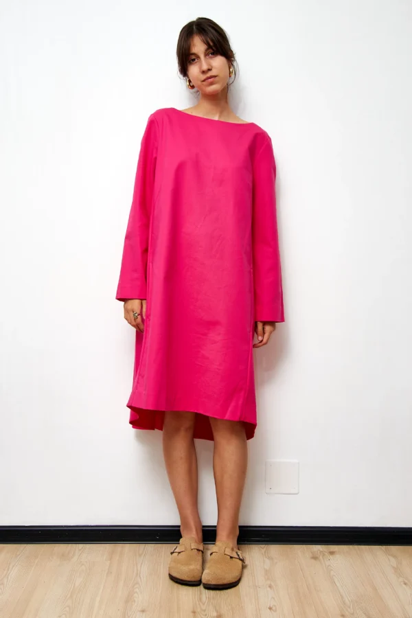COS Cotton Dress in Pink - Image 2