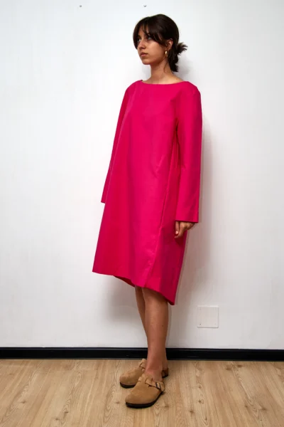 COS Cotton Dress in Pink