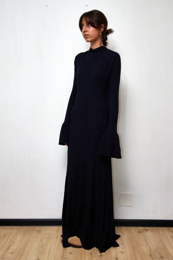 H&M Knit Dress Navy - Image 6
