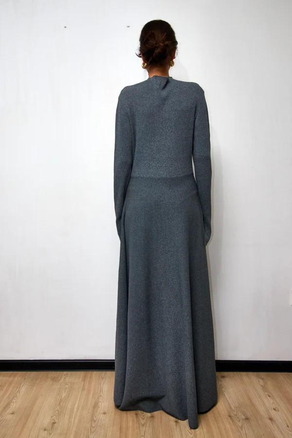 H&M Knitted Grey Dress - Image 3