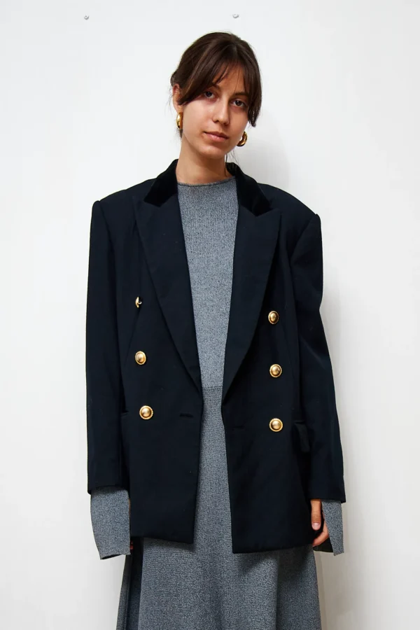 Vintage Valentino Garavani Mens Black Blazer - Image 2