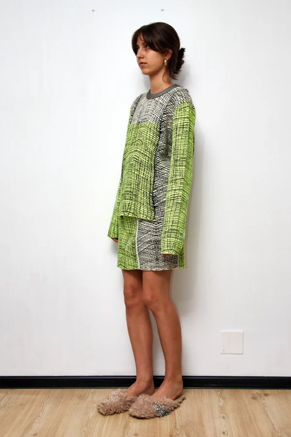 Kenzo Knit Set with Sweater and Skirt - Image 4