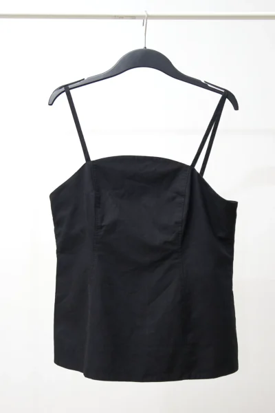 COS Black Top Cotton Linen