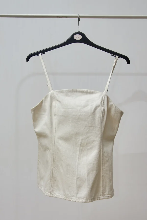 COS White Denim Top - Image 3