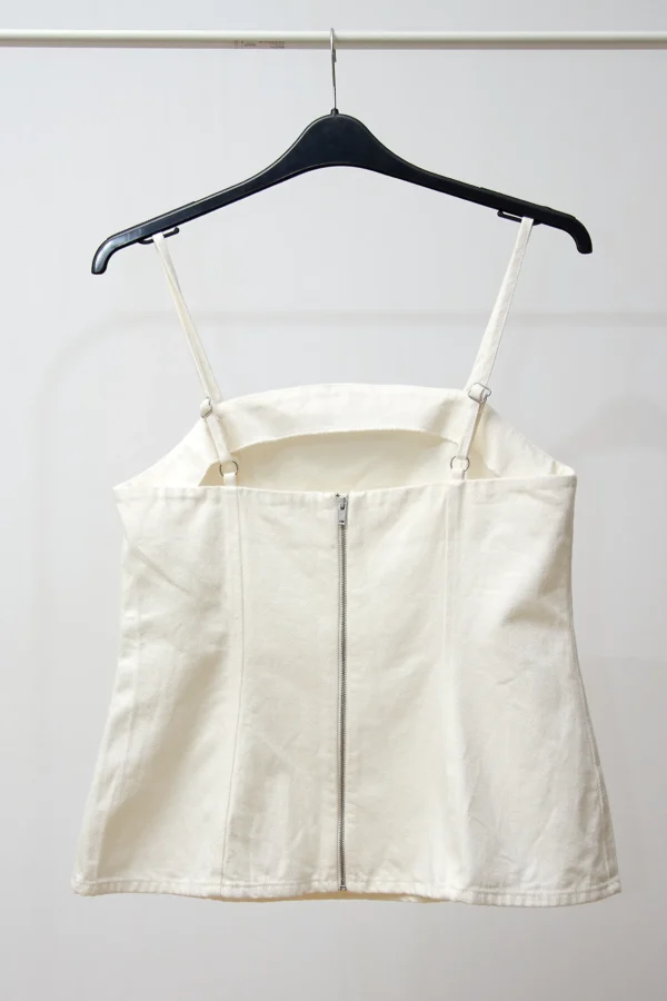 COS White Denim Top - Image 2