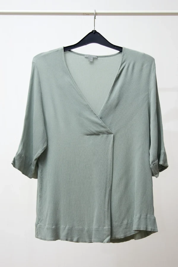 COS Crinkled Shirt Mint - Image 2