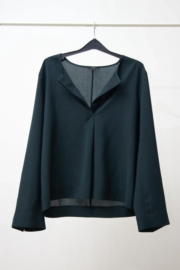COS Shirt in Forest Green - Image 3