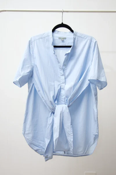 COS Short Sleeve Blue Shirt