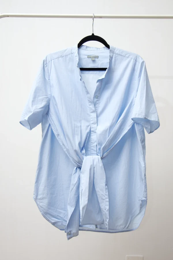 COS Short Sleeve Blue Shirt