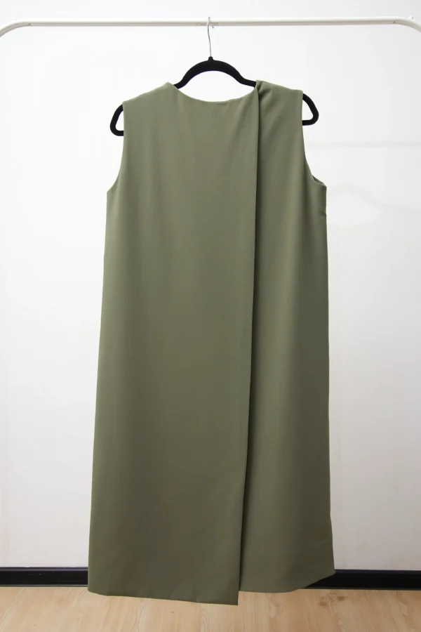 COS Dress in Avocado Green - Image 3