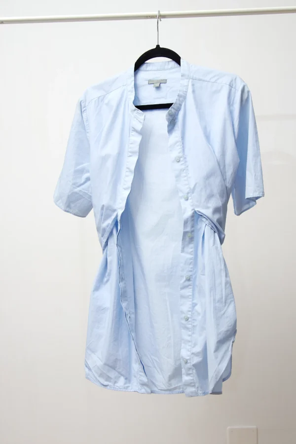 COS Short Sleeve Blue Shirt - Image 4