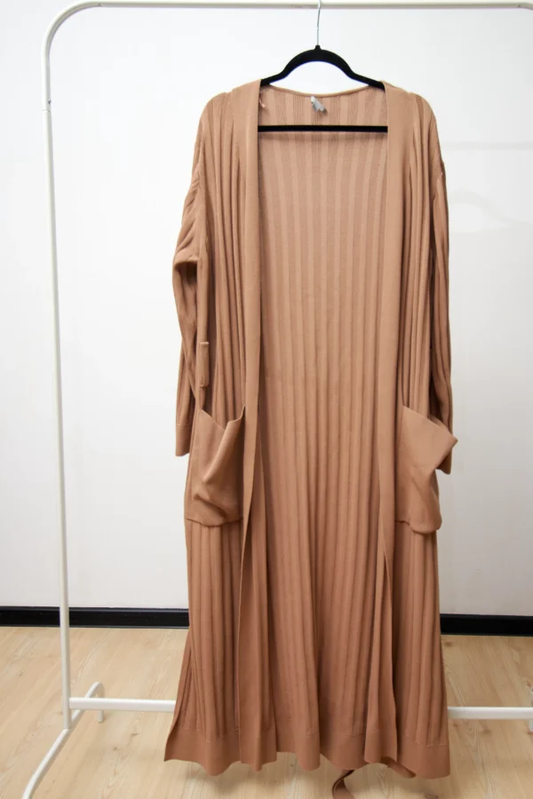 COS Heavy Knit Cardigan Capuccino - Image 5